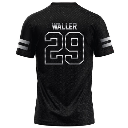 Arkansas State - NCAA Football : Jackson Waller - Melange Black Football Jersey-1