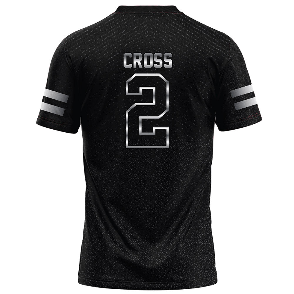 Arkansas State - NCAA Football : Ja'Quez Cross - Melange Black Football Jersey
