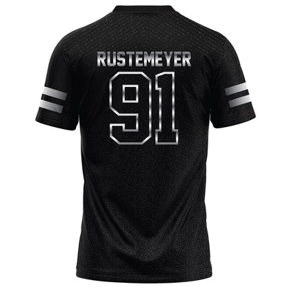 Arkansas State - NCAA Football : Ashtin Rustemeyer - Melange Black Football Jersey