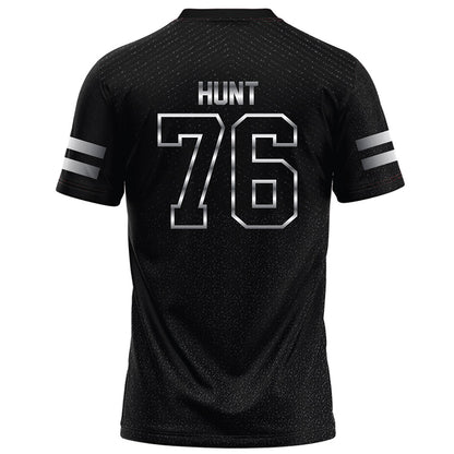 Arkansas State - NCAA Football : Trason Hunt - Melange Black Football Jersey