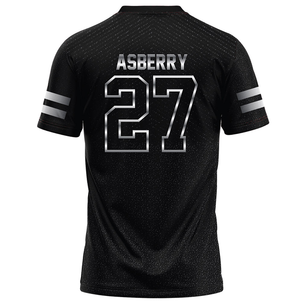 Arkansas State - NCAA Football : Noland Asberry - Melange Black Football Jersey-1