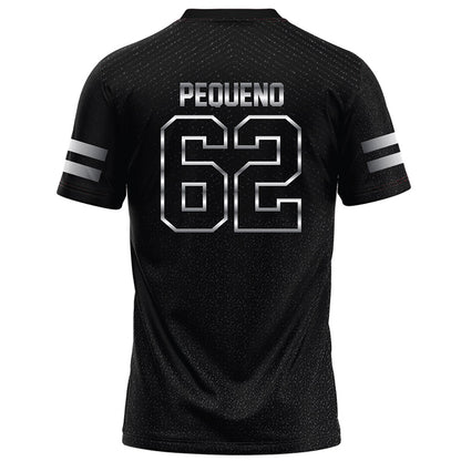 Arkansas State - NCAA Football : Jacob Pequeno - Melange Black Football Jersey
