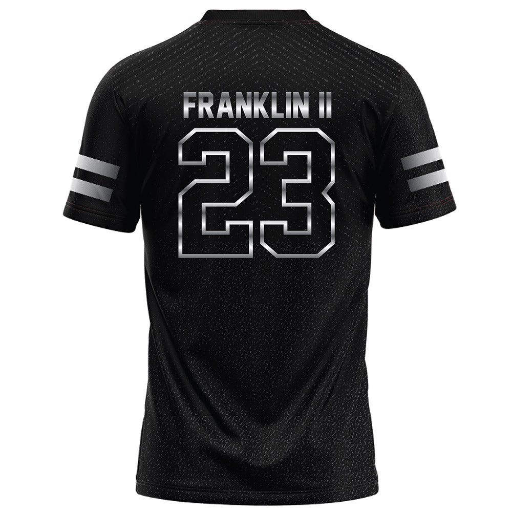 Arkansas State - NCAA Football : Cedric Franklin II - Melange Black Football Jersey-1