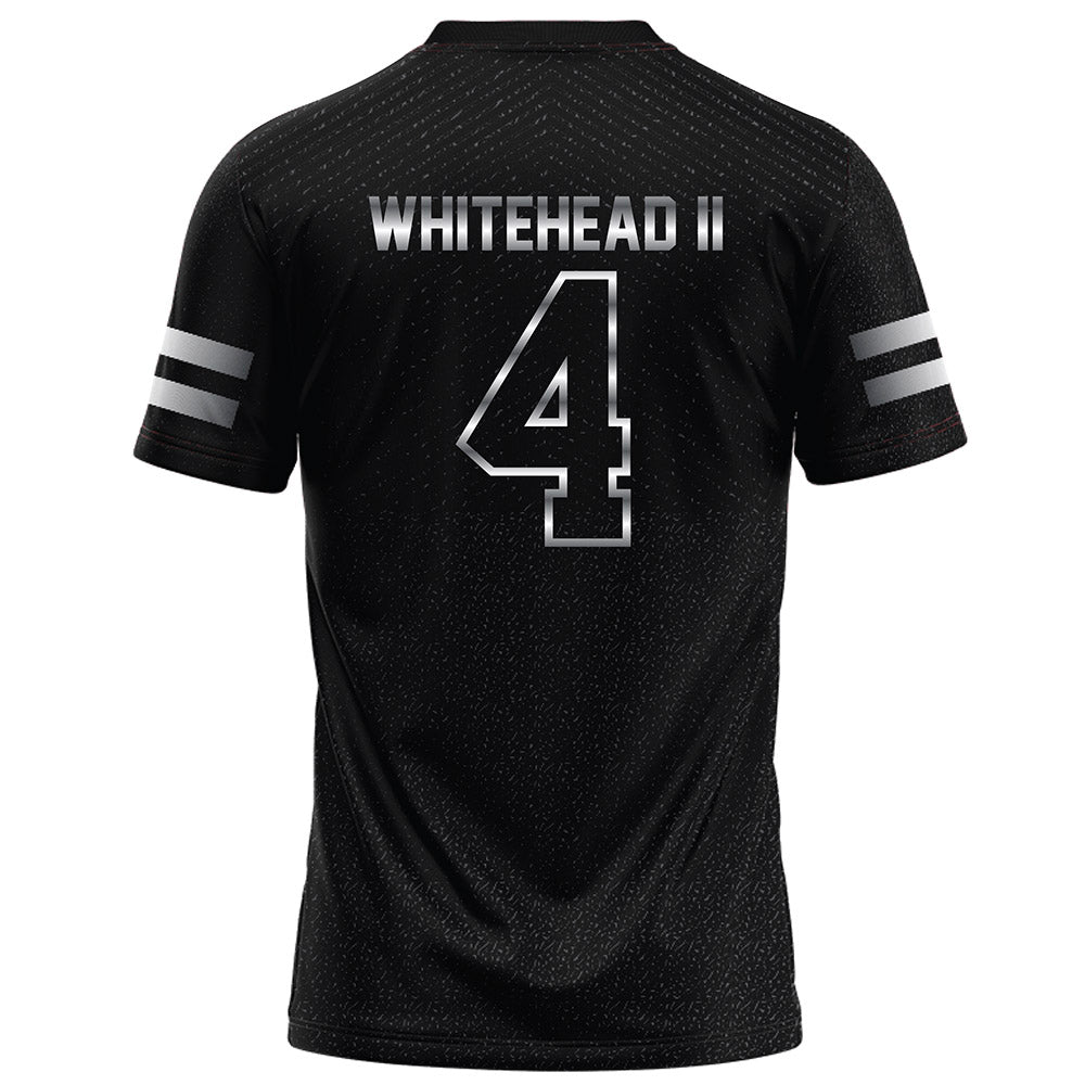 Arkansas State - NCAA Football : Bryan Whitehead II - Melange Black Football Jersey-1