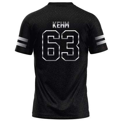 Arkansas State - NCAA Football : Aiden Kehm - Melange Black Football Jersey-1