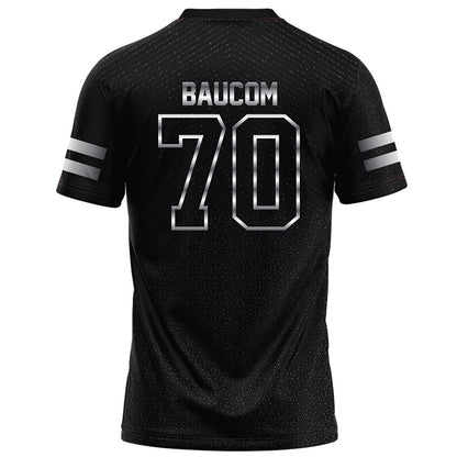 Arkansas State - NCAA Football : Royce Baucom - Melange Black Football Jersey