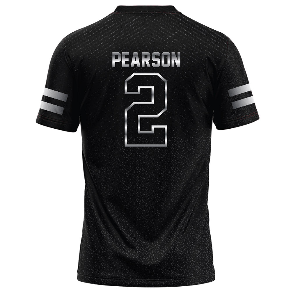 Arkansas State - NCAA Football : Christopher Pearson - Melange Black Football Jersey