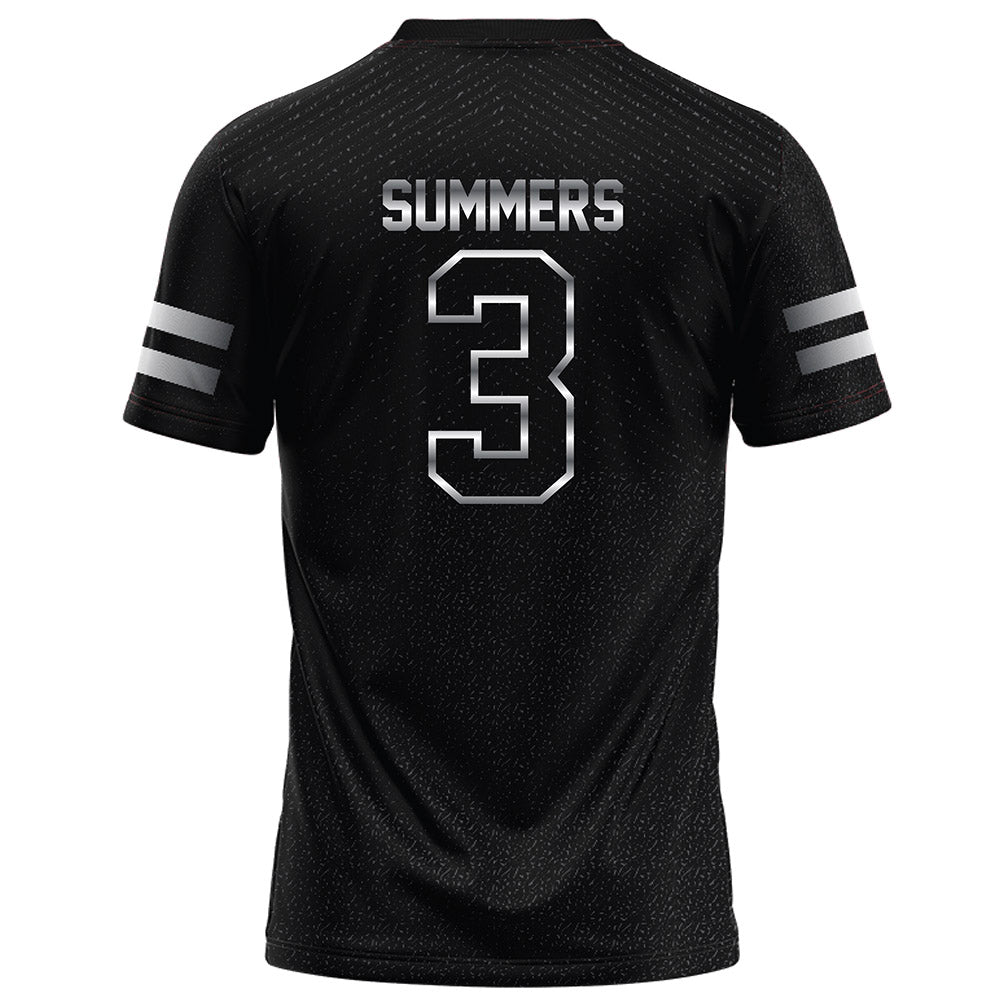 Arkansas State - NCAA Football : Hunter Summers - Melange Black Football Jersey
