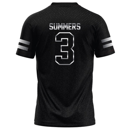 Arkansas State - NCAA Football : Hunter Summers - Melange Black Football Jersey