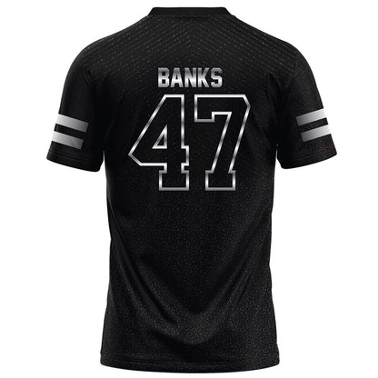 Arkansas State - NCAA Football : Lucas Banks - Melange Black Football Jersey