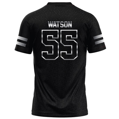 Arkansas State - NCAA Football : Aleric Watson - Melange Black Football Jersey-1