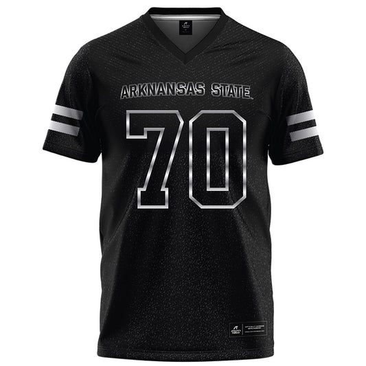 Arkansas State - NCAA Football : Royce Baucom - Melange Black Football Jersey