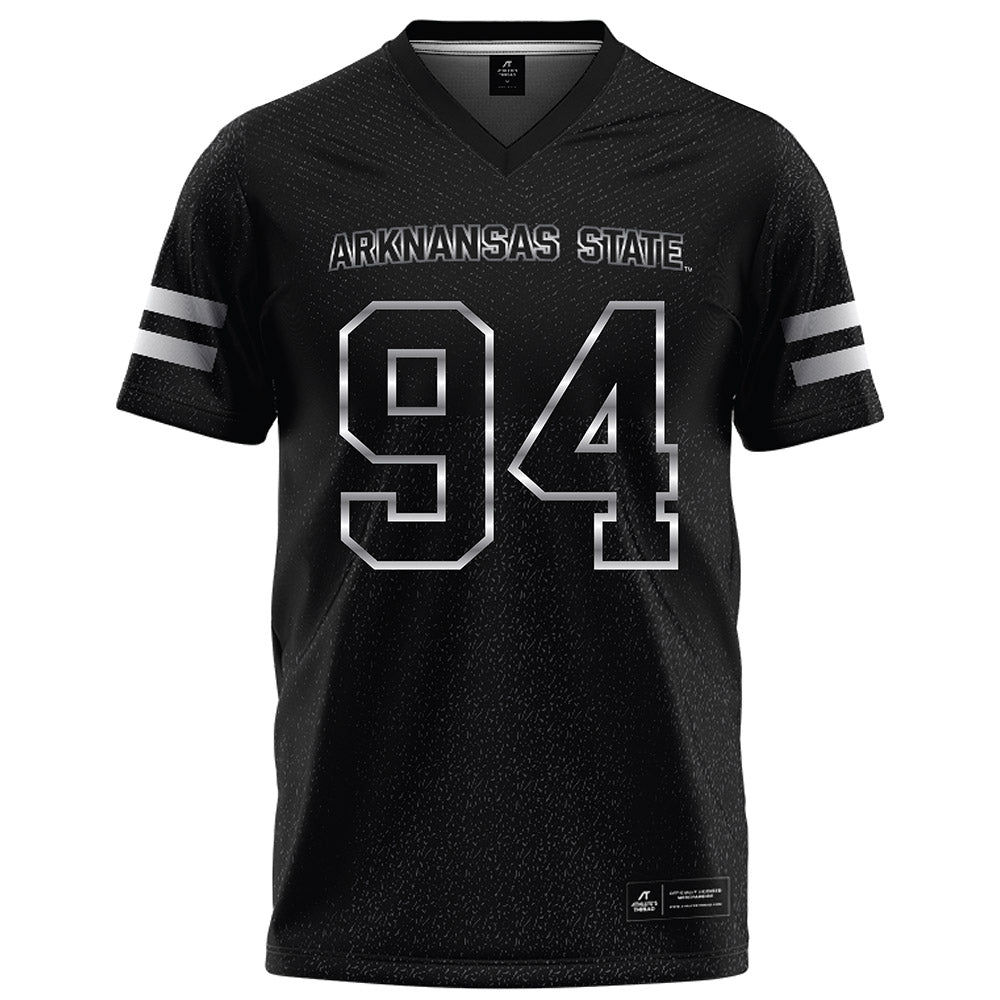 Arkansas State - NCAA Football : Cody Sigler - Melange Black Football Jersey-0