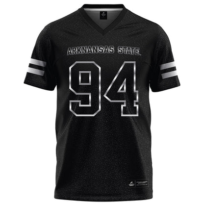 Arkansas State - NCAA Football : Cody Sigler - Melange Black Football Jersey-0