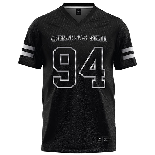 Arkansas State - NCAA Football : Cody Sigler - Melange Black Football Jersey-0