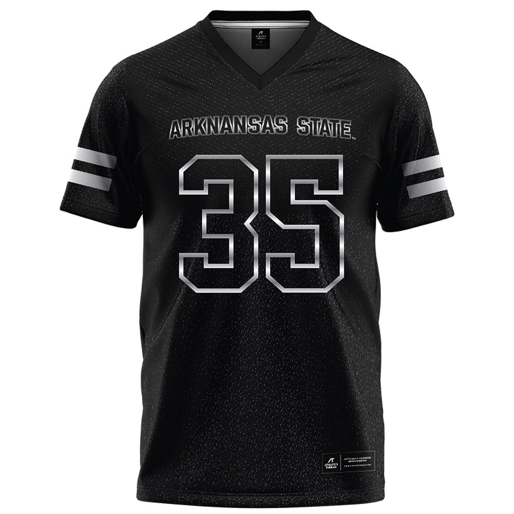 Arkansas State - NCAA Football : Jerry Horne - Melange Black Football Jersey-0