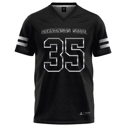 Arkansas State - NCAA Football : Jerry Horne - Melange Black Football Jersey-0