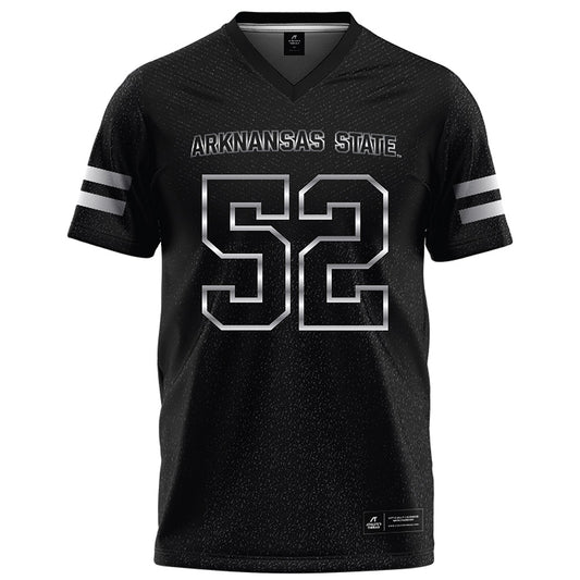 Arkansas State - NCAA Football : Gideon Herbert - Melange Black Football Jersey-0