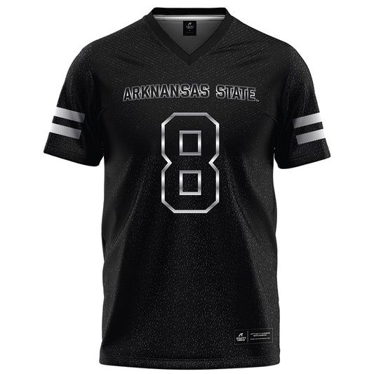 Arkansas State - NCAA Football : Dylan Crisp - Melange Black Football Jersey-0
