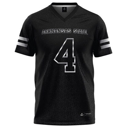 Arkansas State - NCAA Football : Bryan Whitehead II - Melange Black Football Jersey-0