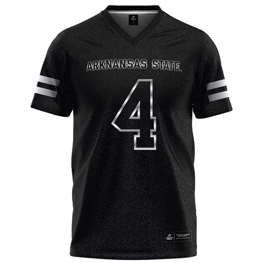 Arkansas State - NCAA Football : Bryan Whitehead II - Melange Black Football Jersey-0