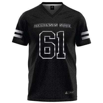 Arkansas State - NCAA Football : Adam Hickerson - Melange Black Football Jersey-0