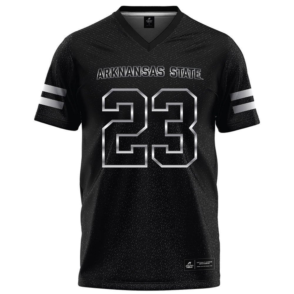 Arkansas State - NCAA Football : Caleb Donaldson - Melange Black Football Jersey-0