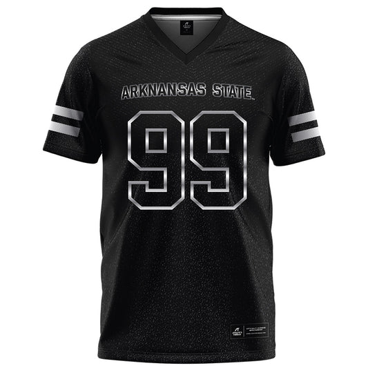 Arkansas State - NCAA Football : Quincy Wright - Melange Black Football Jersey-0