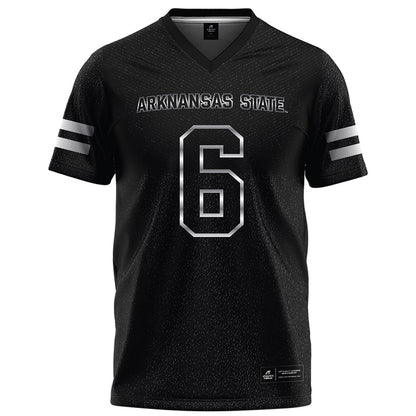 Arkansas State - NCAA Football : AG McGhee - Melange Black Football Jersey-0