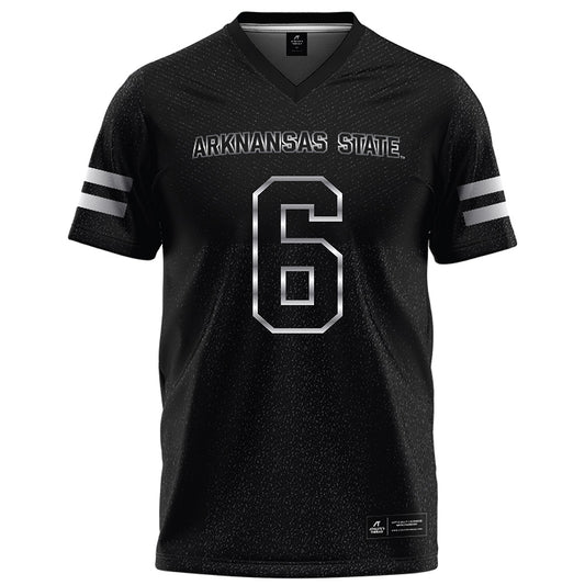 Arkansas State - NCAA Football : AG McGhee - Melange Black Football Jersey-0