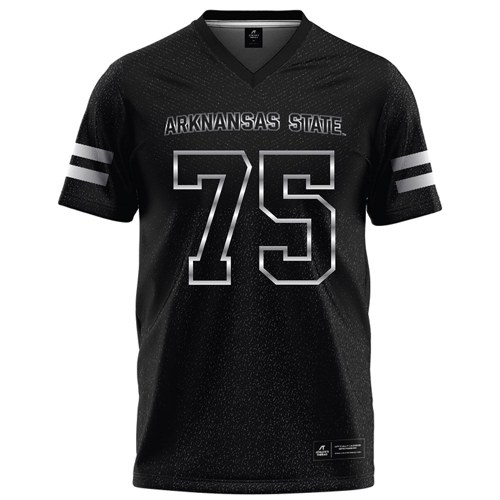 Arkansas State - NCAA Football : Saidou Ba - Melange Black Football Jersey
