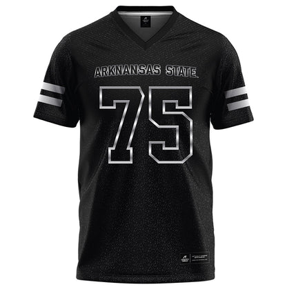 Arkansas State - NCAA Football : Saidou Ba - Melange Black Football Jersey