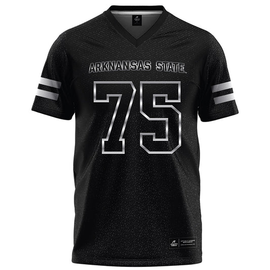 Arkansas State - NCAA Football : Saidou Ba - Melange Black Football Jersey