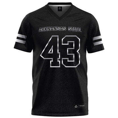 Arkansas State - NCAA Football : Chase Bogle - Melange Black Football Jersey