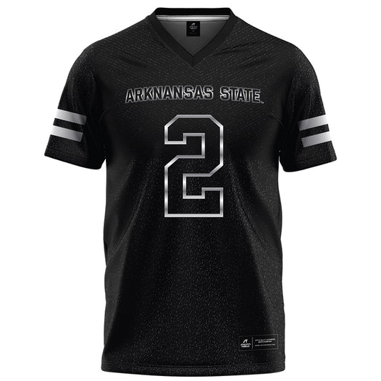 Arkansas State - NCAA Football : Leon Jones Jr - Melange Black Football Jersey