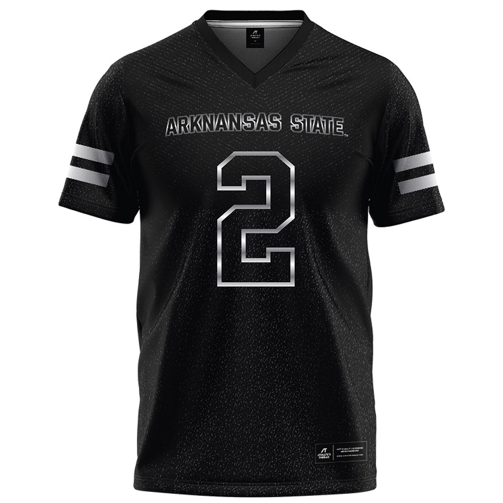 Arkansas State - NCAA Football : Ja'Quez Cross - Melange Black Football Jersey