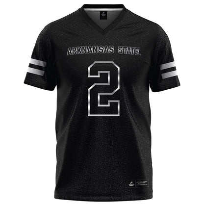 Arkansas State - NCAA Football : Ja'Quez Cross - Melange Black Football Jersey