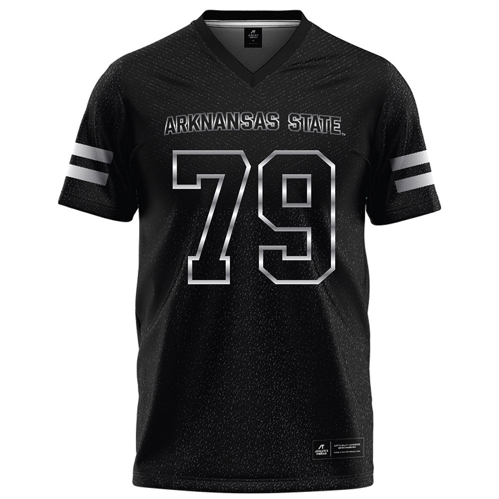 Arkansas State - NCAA Football : Baker North - Melange Black Football Jersey