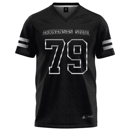 Arkansas State - NCAA Football : Baker North - Melange Black Football Jersey