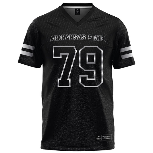 Arkansas State - NCAA Football : Baker North - Melange Black Football Jersey