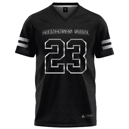 Arkansas State - NCAA Football : Cedric Franklin II - Melange Black Football Jersey-0