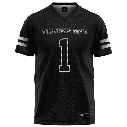 Arkansas State - NCAA Football : Braden Jackson - Melange Black Football Jersey-0