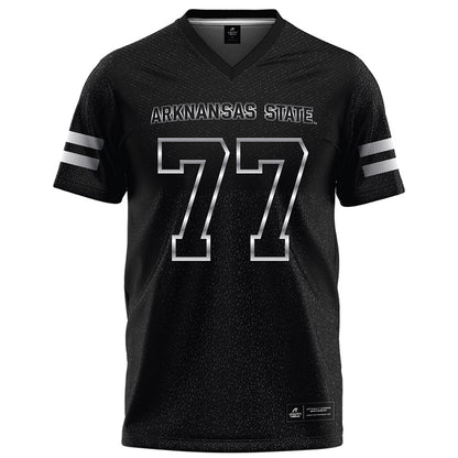 Arkansas State - NCAA Football : Makilan Thomas - Melange Black Football Jersey