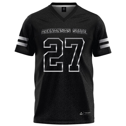 Arkansas State - NCAA Football : Noland Asberry - Melange Black Football Jersey-0