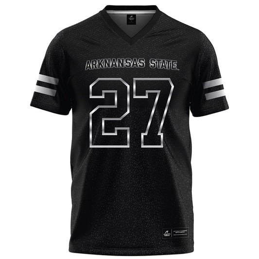 Arkansas State - NCAA Football : Noland Asberry - Melange Black Football Jersey-0