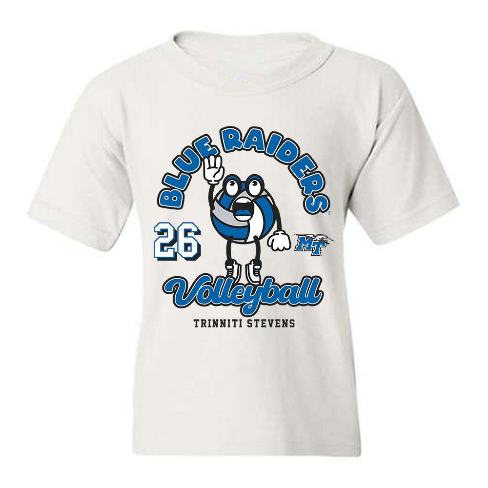 MTSU - NCAA Women's Volleyball : Trinniti Stevens - Fashion Shersey Youth T-Shirt-0