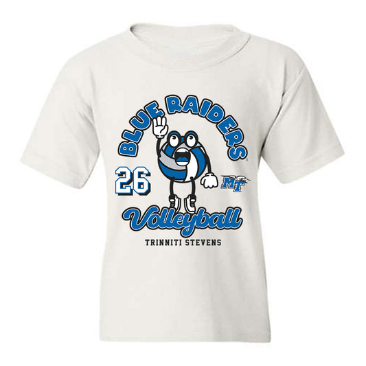 MTSU - NCAA Women's Volleyball : Trinniti Stevens - Fashion Shersey Youth T-Shirt-0
