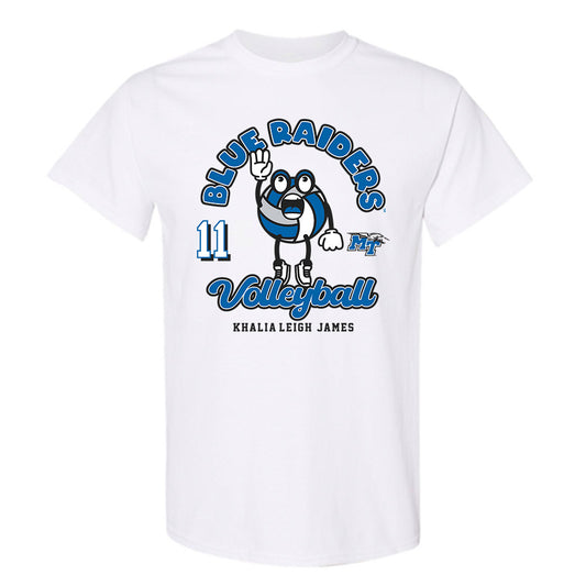 MTSU - NCAA Women's Volleyball : Khalia-Leigh James - Fashion Shersey T-Shirt-0