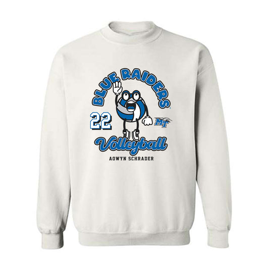 MTSU - NCAA Women's Volleyball : Aowyn Schrader - Fashion Shersey Crewneck Sweatshirt-0