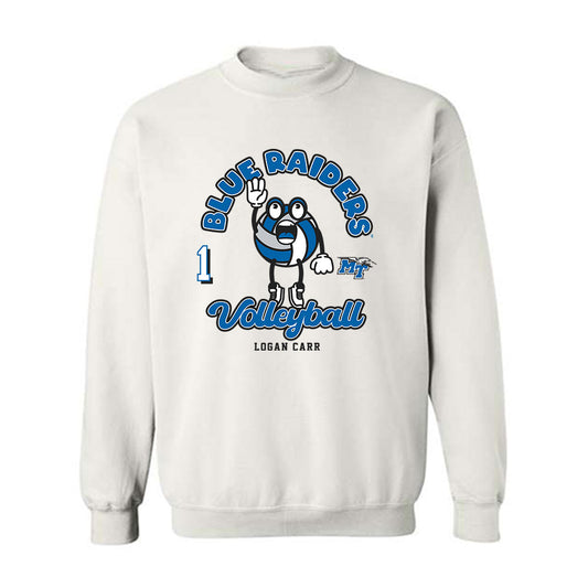 MTSU - NCAA Women's Volleyball : Logan Carr - Fashion Shersey Crewneck Sweatshirt-0